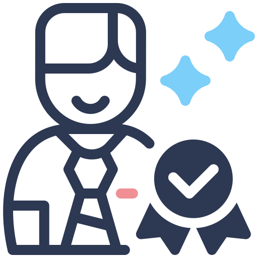 Ícone profissionais qualificados